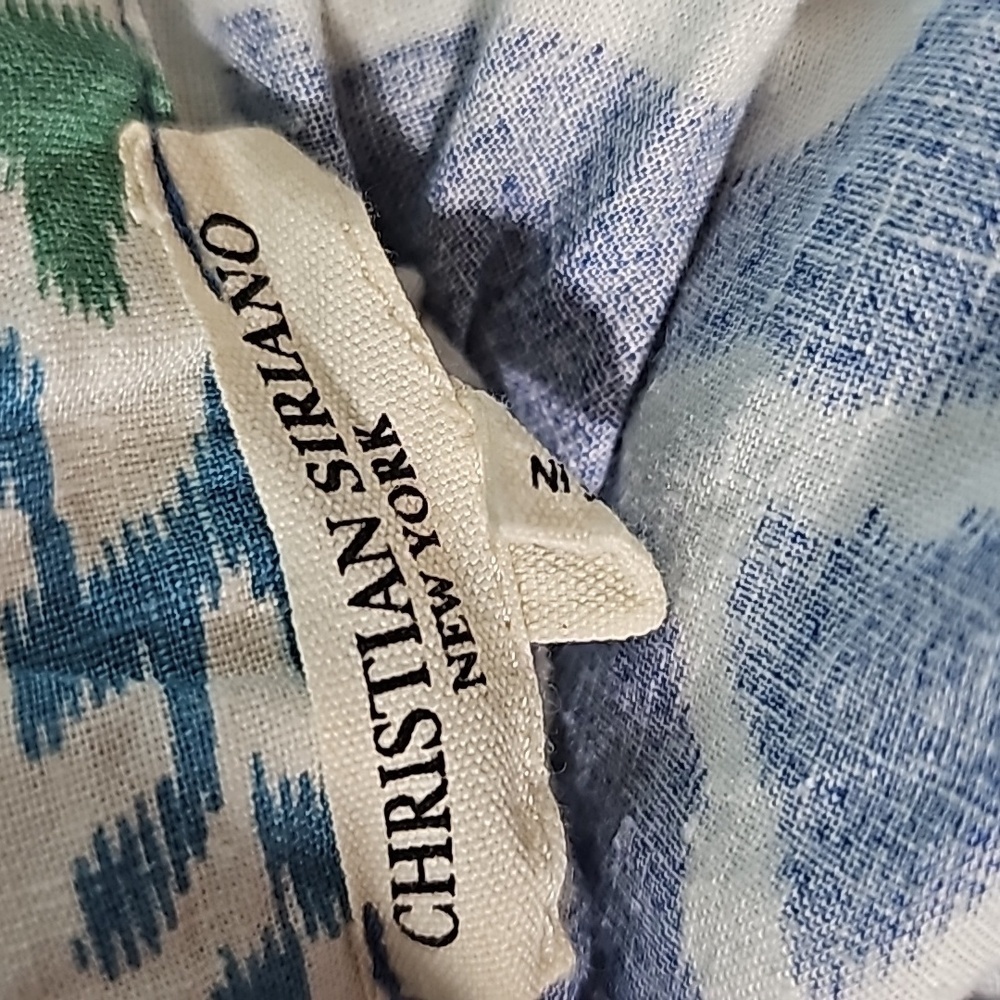 3/$25 Christian Siriano Size M Cropped Button Down Shirt - Picture 5 of 6